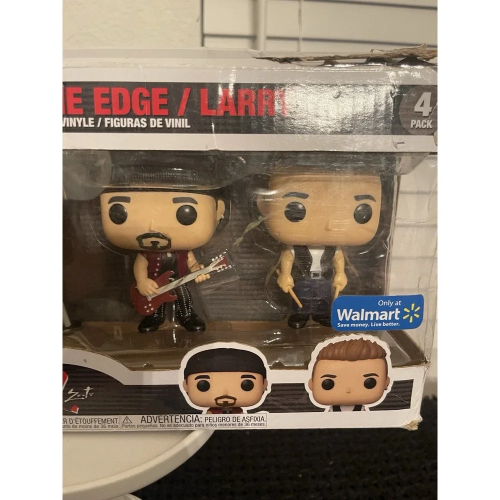 Funko Pop Rocks - U2 Zoo TV - 4-Pack: Adam/Bono/The Edge/Larry - Walmart - NewFu